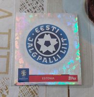 Estonia Em euro 2024 sticker topps parallel  Lila purple shiny Sachsen - Olbernhau Vorschau