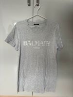 Balmain Logo Tshirt in Grau in L Thüringen - Erfurt Vorschau