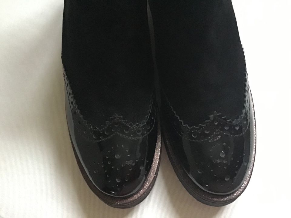 Stiefeletten , Boots 5th Avenue, NEU Leder, Größe 39 schwarz in Hamburg