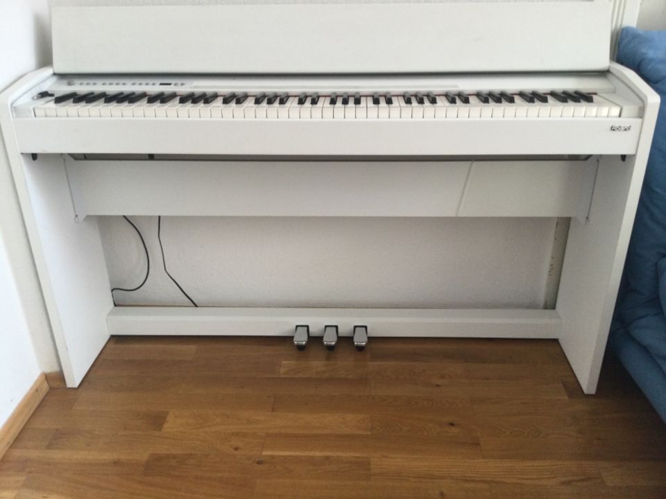 Roland Digital Piano, E-Piano, F-110, Kopfhörer, Hocker matt weiß in Erfurt