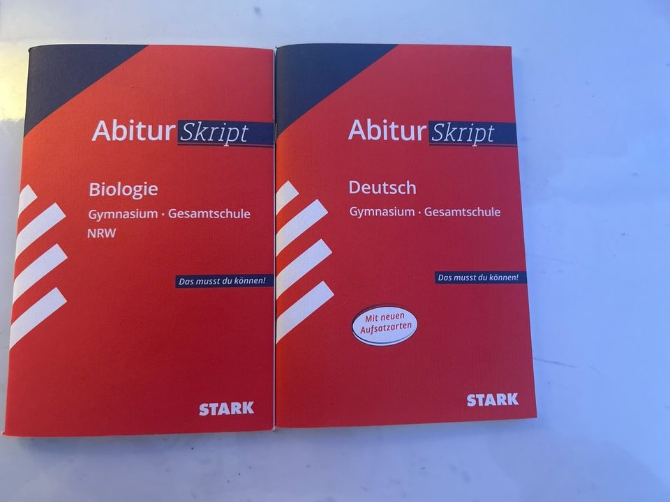 STARK Abitur Skript für Deutsch und Biologie in Duisburg