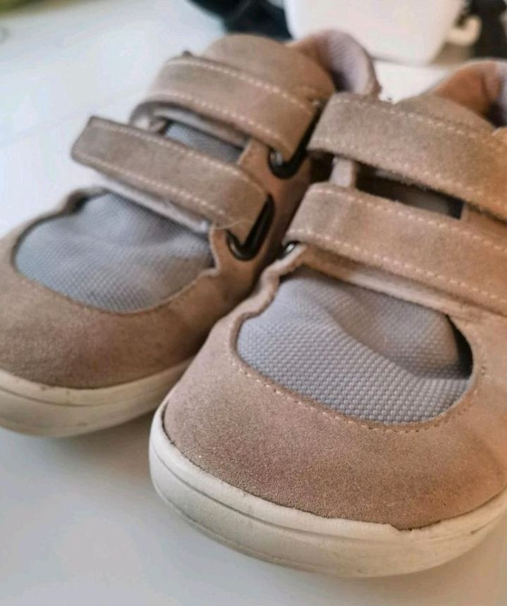 Babybare Sneaker Barfußschuh Gr. 28 Rosa grau Baby Kind in Essen