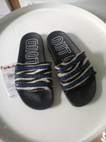 Adidas Adilette Lux Luxe Fell Schwarz Limited Edition Adiletten Bayern - Erlangen Vorschau