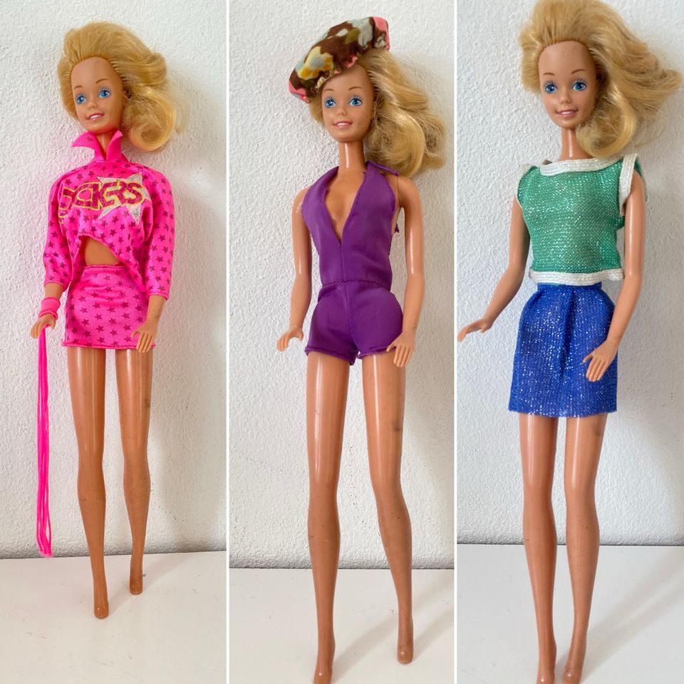 3 Barbie Outfits, Original 80er Jahre in Grub a. Forst