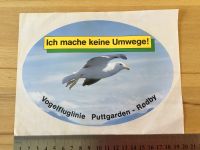 Aufkleber / Sticker Vogelfluglinie ‚Ich mach keine Umwege‘ Wandsbek - Hamburg Volksdorf Vorschau