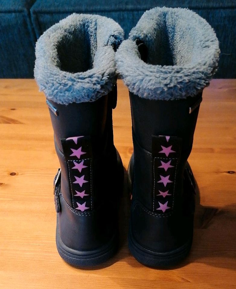 Stiefel, Winterstiefel, Cortina, Größe 33, schwarz in Waldheim