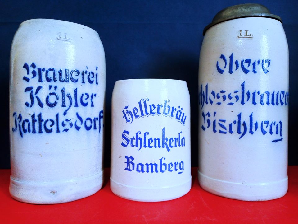 Sammler kauft alte Bierkrüge aus Bamberg und Umgebung in Bamberg