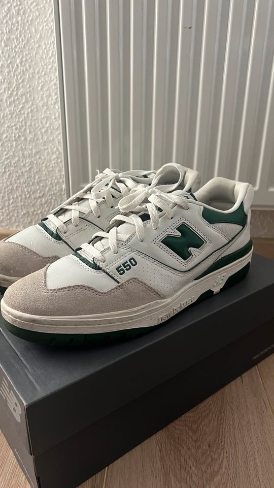 New Balance 550 Weiß Grün EU47.5 - GEBRAUCHT GUT in Duisburg