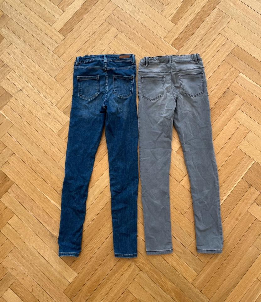 Name It Jeans 152 blau grau schmal geschnitten Modell Polly in Ratingen