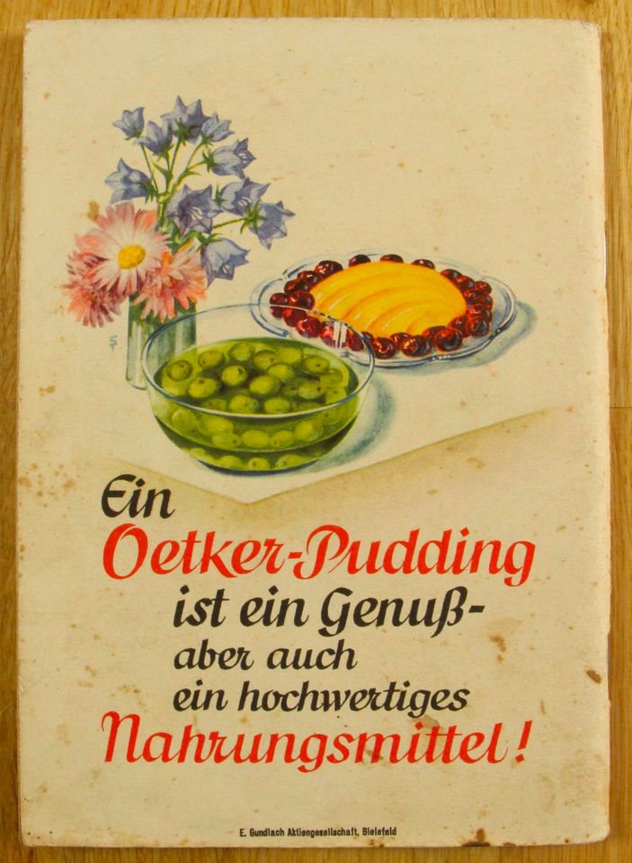 Dr. Oetker Werbung Schul-Kochbuch Heft Flyer Sammlung in Elze