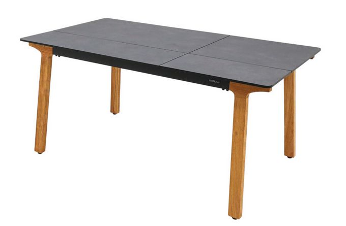 Zerba Lenyx Tisch 160 x 95 cm Teak Gestell HPL Tischplatte in Oldenburg