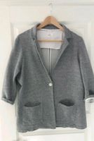 Opus Gertie Longshirt Sweatblazer Cardigan Blazer grau Gr. 40 Mecklenburg-Vorpommern - Boizenburg/Elbe Vorschau