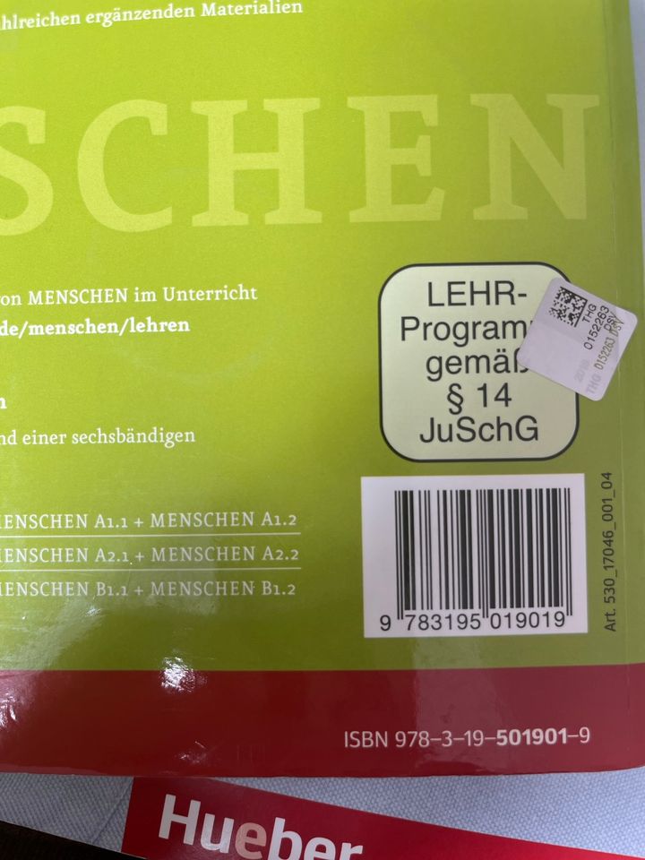 Hueber Menschen A1.2 Kursbuch Deutsch als Fremdsprache in Maintal