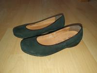 Schwarze Rauhlederballerinas mit Luftpolstersohle  Größe 37,5 Schleswig-Holstein - Pölitz Vorschau