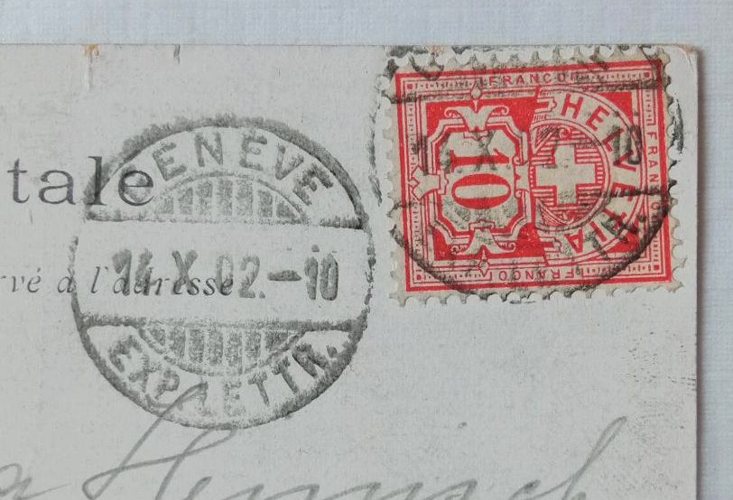 1902 Schweiz (Geneve) alte Ansichtskarte / Postkarte in Velbert