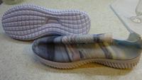Sneaker blau gemustert aus Stoff elastisch  ( neu nur anprobiert) Brandenburg - Trebbin Vorschau