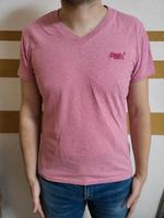 Dunkelrosafarbenes Superdry T-Shirt Sachsen - Leisnig Vorschau
