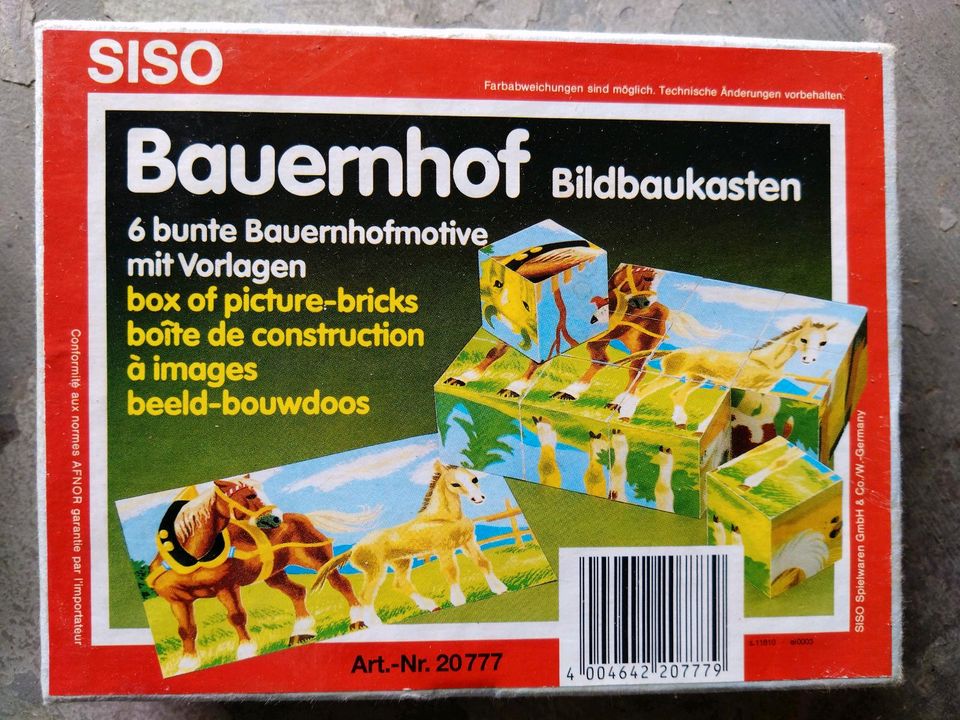 Bildbaukasten Siso Puzzle Holz Retro in Salzkotten