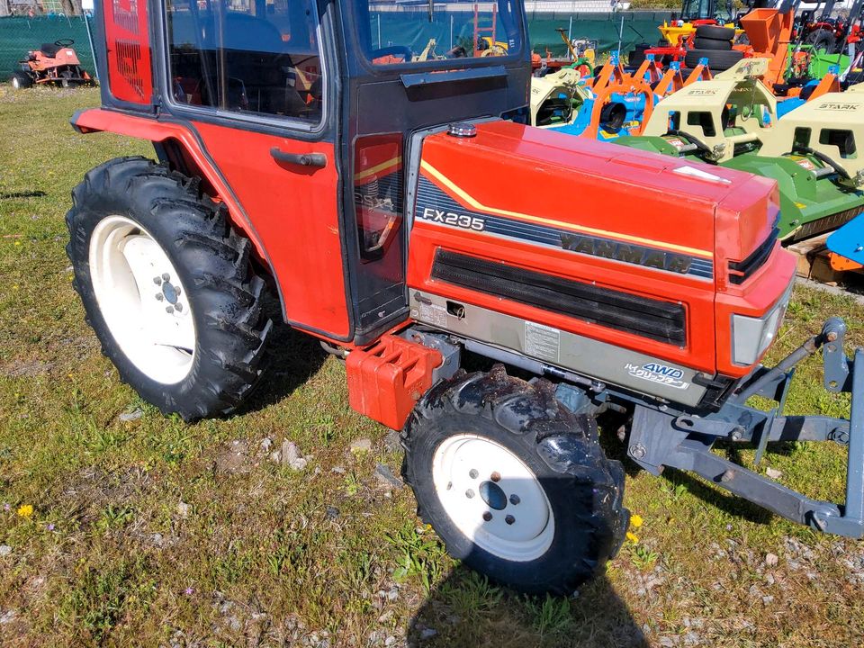 Traktor Yanmar 235-Kabine-Servo-4x4 Straßenzulassung in Lorsch