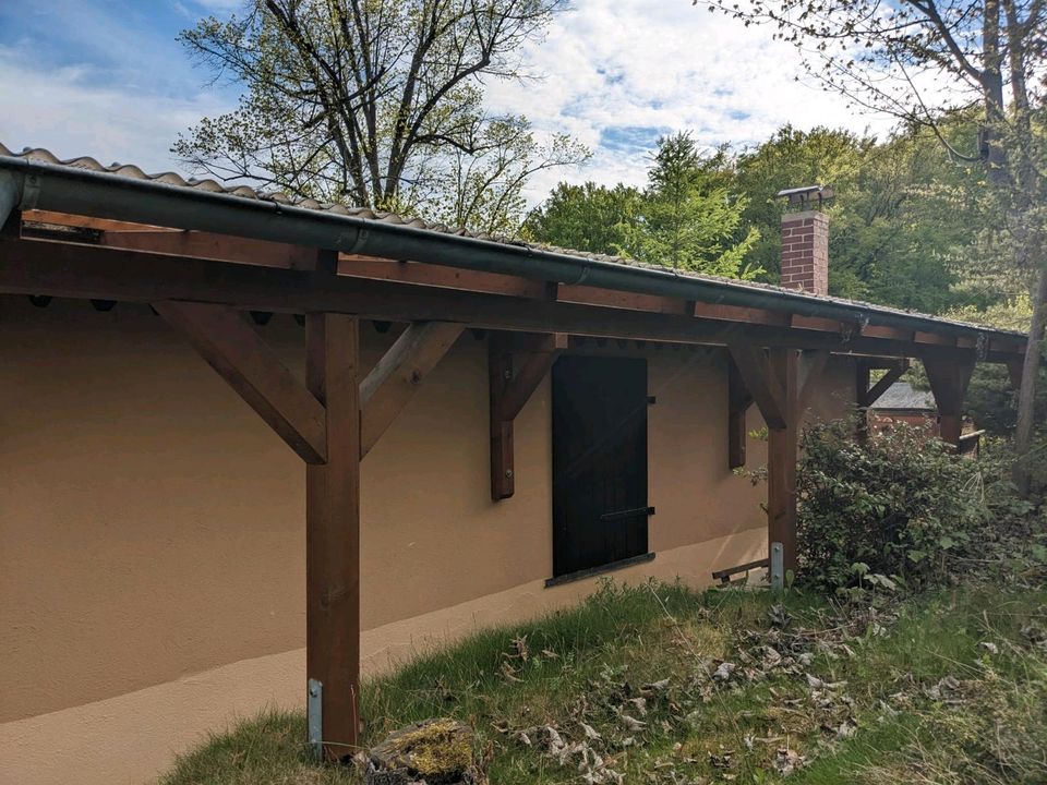 Gartengrundstück mit massivem Bungalow und freiem Blick nahe Jena in Jena