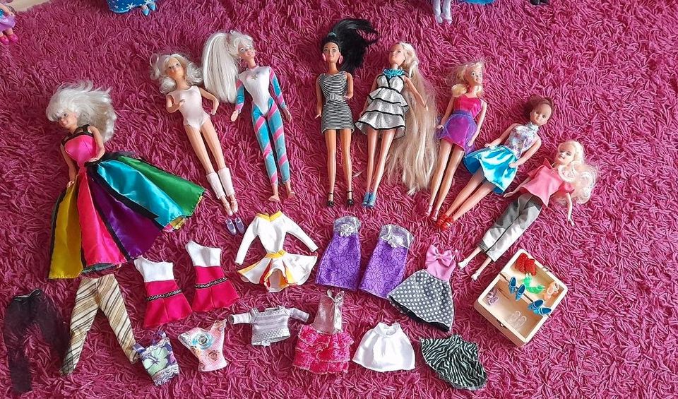 Verschiedene Barbie in Simmozheim