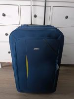 Koffer groß Reisen blau grün Stoff Sachsen - Klipphausen Vorschau