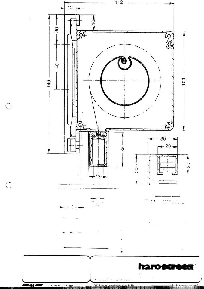 Markisen-SCREEN-Senkrechtmarkisen elektrisch mit Motor in Aachen