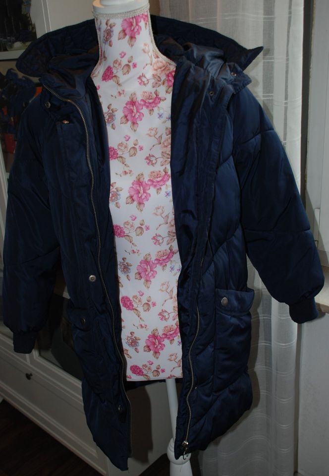 ZARA - Winter Jacke Anorak - dunkelblau - Gr.140  -Kapuze in Wuppertal