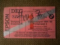 Ticket Düsseldorfer EG DEG mit Autogramm Hans Zach Nordrhein-Westfalen - Mönchengladbach Vorschau