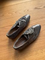 Glitzer Oxford Schuhe Silber 38 Cox Eimsbüttel - Hamburg Lokstedt Vorschau