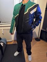 Designer Diesel Biker Jacke Herren Echtlederjacke grün XL Berlin - Zehlendorf Vorschau