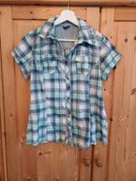 Bluse Kurzarm Cecil Stretch wie Gr. S/M kariert Blau-Grün-Weiß Brandenburg - Falkensee Vorschau