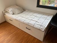 Ikea Brimnes Bett Gästebett Tagesbett Doppelbett Sofa Nordrhein-Westfalen - Willich Vorschau