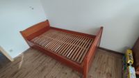 Vintage Massivholz Bett mit verstellbaren Lattenrost Nordrhein-Westfalen - Oberhausen Vorschau