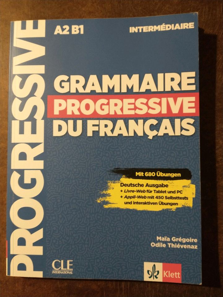 Französisch Grammatikbuch Grammaire progressive A2 B1 Klett in Würzburg