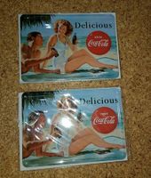 3x original Coca Cola Blechpostkarte NEU & OVP Hessen - Hofgeismar Vorschau