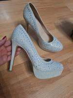 Damen Schuhe hell grau Niedersachsen - Bad Essen Vorschau