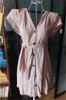 H&M Blusenkleid Leinenkleid mit Knopfleiste und Gürtel Gr. 44 Neuhausen-Nymphenburg - Neuhausen Vorschau