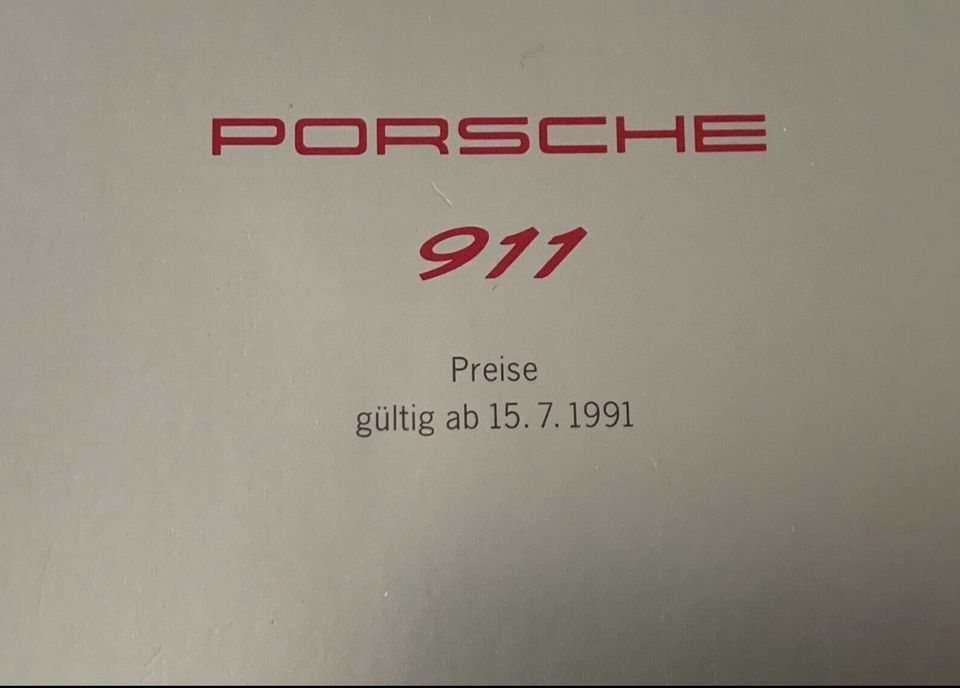 Porsche Prospekt 1991/1992 in Rostock