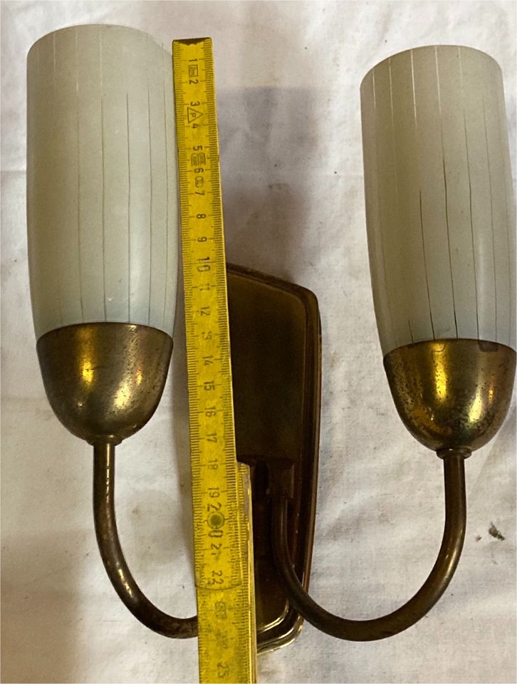 Alte Wandlampe Vintage 50/60er Jahre in Beesten