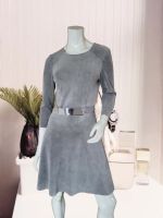 Caroline Biss Damen Designerkleid Velourleder Etuikleid grau S Bayern - Dillingen (Donau) Vorschau