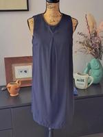 H&M elegantes Kleid Sommerkleid dunkelblau mit Goldrand Gr. 38 Nordrhein-Westfalen - Langenfeld Vorschau