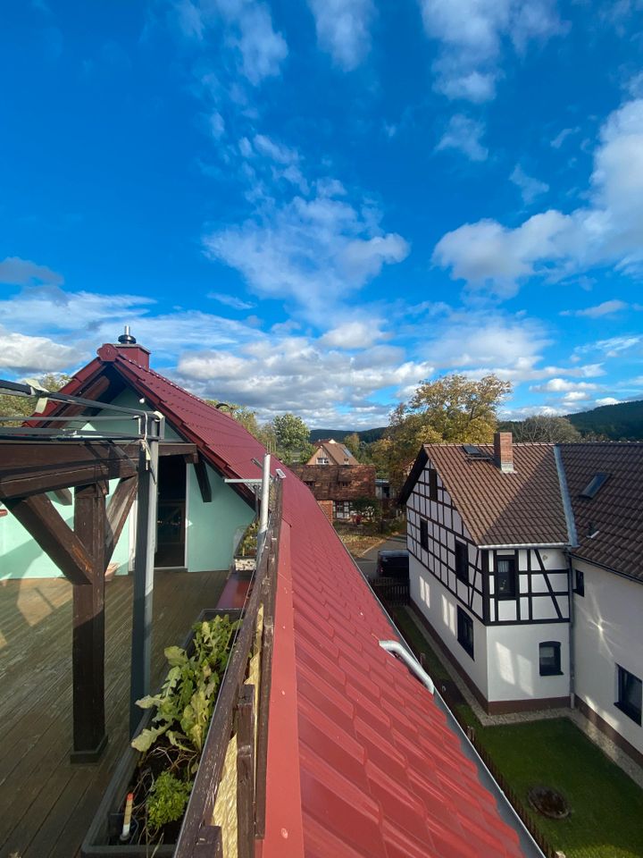 Landhaus mit viel Platz und großer Dachterrasse in Uhlstädt-Kirchhasel