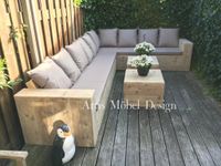 Bauholz Ecksofa Sitzgarnitur Ecklounge Gartenlounge  Loungemöbeln Duisburg - Duisburg-Süd Vorschau