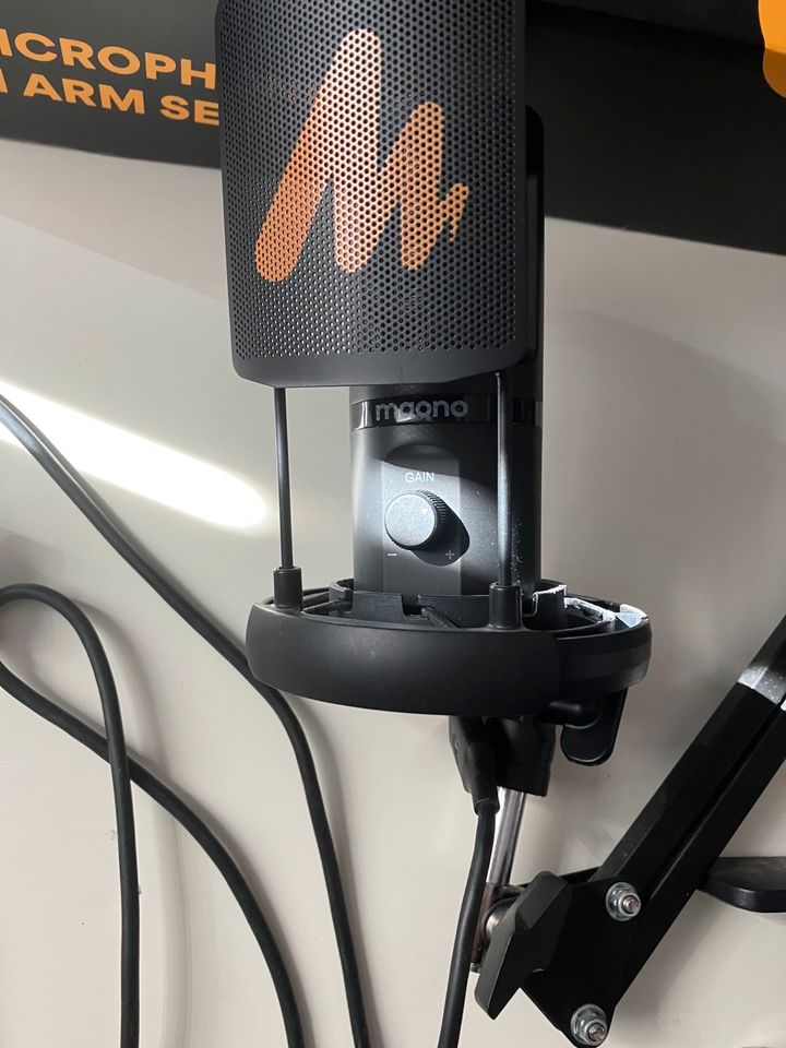 Maono USB Mikrofon Boom Arm Set PM461S in Remptendorf