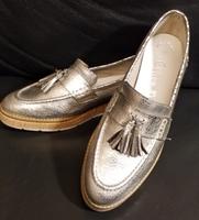S. Oliver, silberne College Schuhe mit Korksohle Nürnberg (Mittelfr) - Südoststadt Vorschau