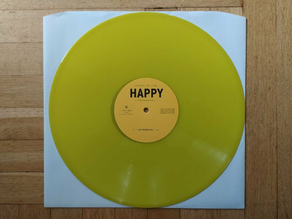 Pharell Williams - Happy (gelbes Vinyl neuwertig!) zu verkaufen in Dormagen