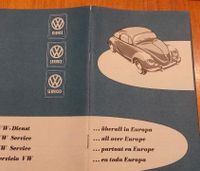VW Service Dienst Verzeichnis von 1957 Sammler, Vintage Baden-Württemberg - Steinen Vorschau