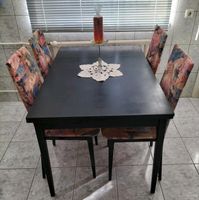 Esszimmertisch schwarz mit vier Stühlen Essen - Bergerhausen Vorschau