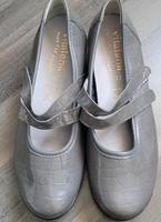 Vitaform Halbschuh Sandalen grau/beige 37 mit Klettverschluss Nordrhein-Westfalen - Moers Vorschau
